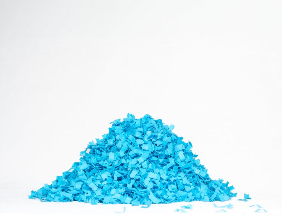 Electric Blue Table Artisan Confetti