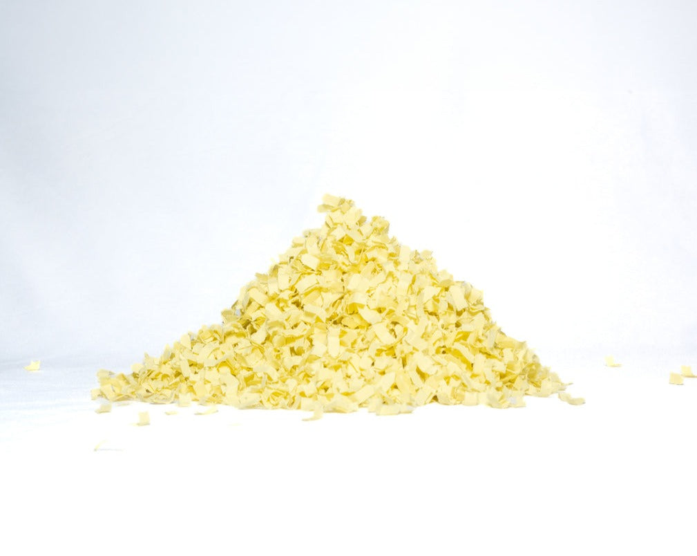 Pastel Yellow Table Artisan Confetti