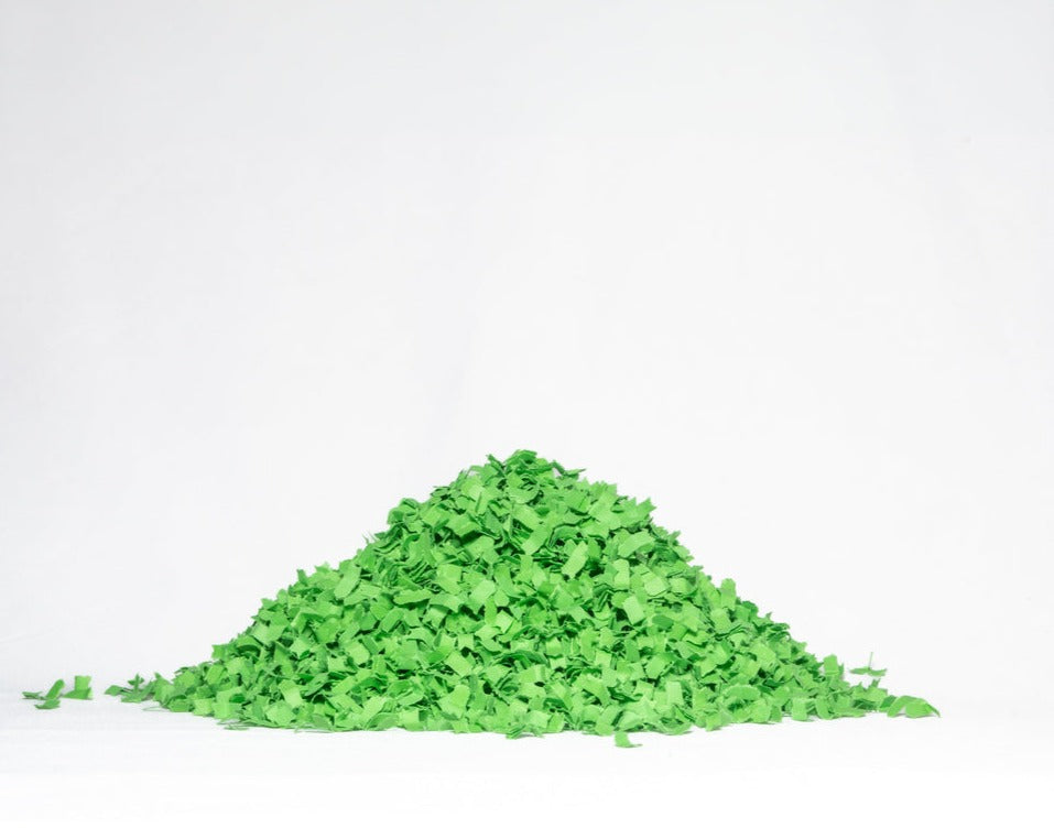 Lime Green Table Artisan Confetti